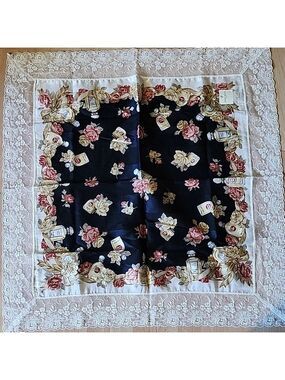 Jean Patou #6 paris Handkerchief/ Scarf